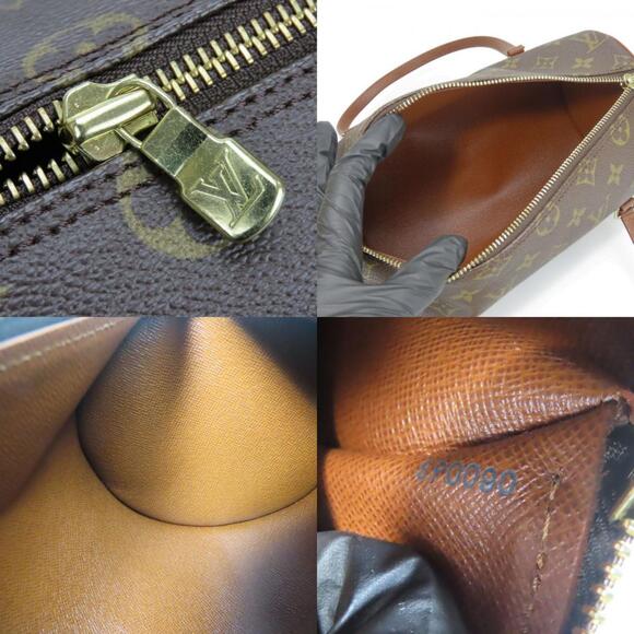 LOUIS VUITTON Brown Monogram Papillon 26 Bag - Picture 9 of 10